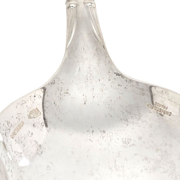 Christofle Sterling Silver Oceana Salad Serving Set Fork and Spoon (A) #12334 - Picture 9 of 11